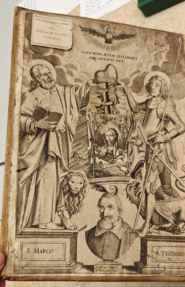Collaged frontispiece.
