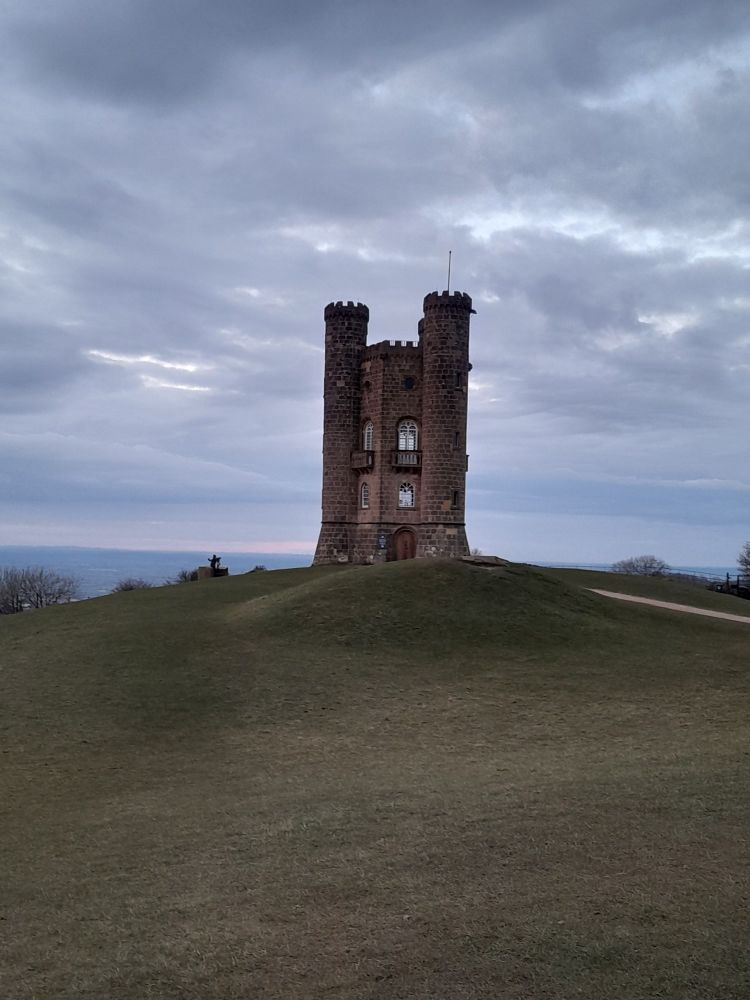 A tower on a hill