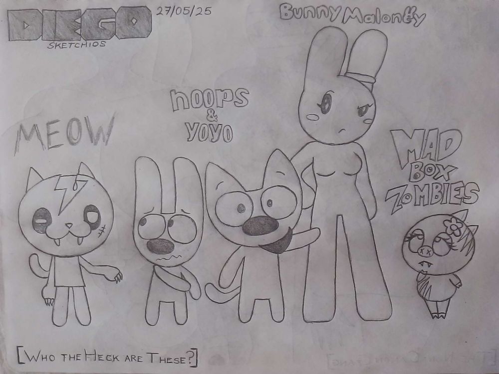 [Who The Heck Are These?]

Just a bunch of characters that you might recognize or not. The titles of their respective sources are above their heads anyways.