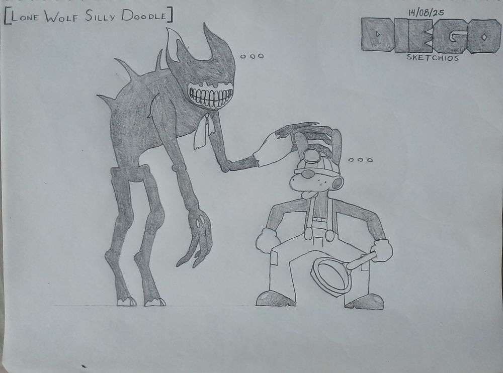 [Lone Wolf Silly Doodle]

Jokes aside, the game is obviously Dark Survival but with a few additions and a new ending.