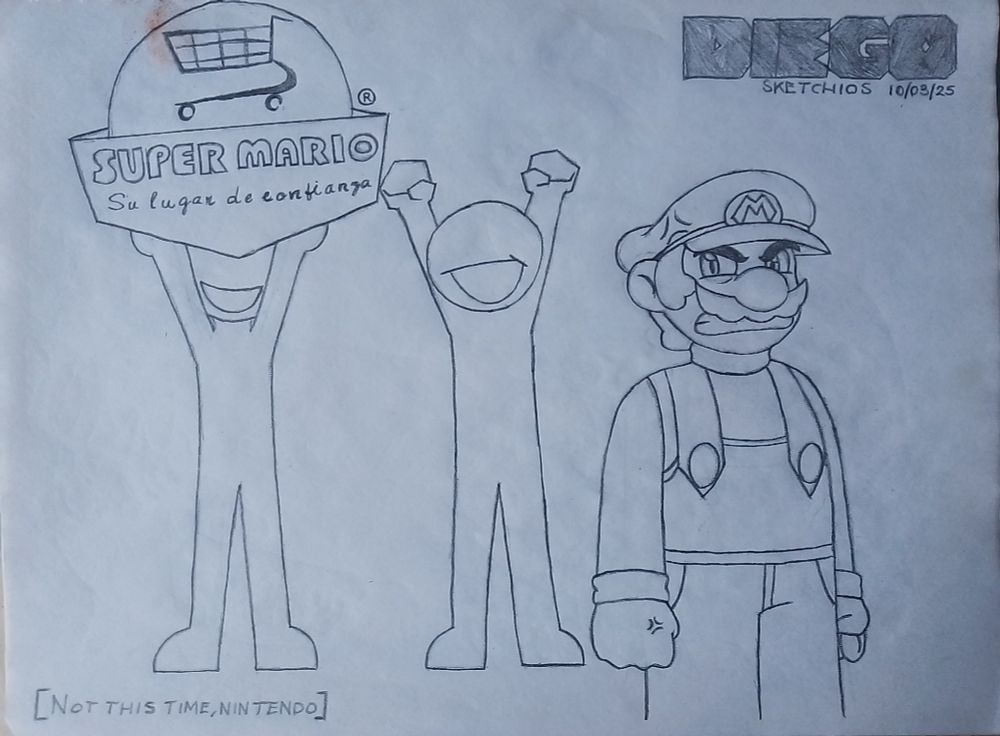 Context: Nintendo demanded a small shop called "Súper Mario" which is located in Costa Rica but surprisely, the big "N" lost and the shop celebrated the unexpected victory.