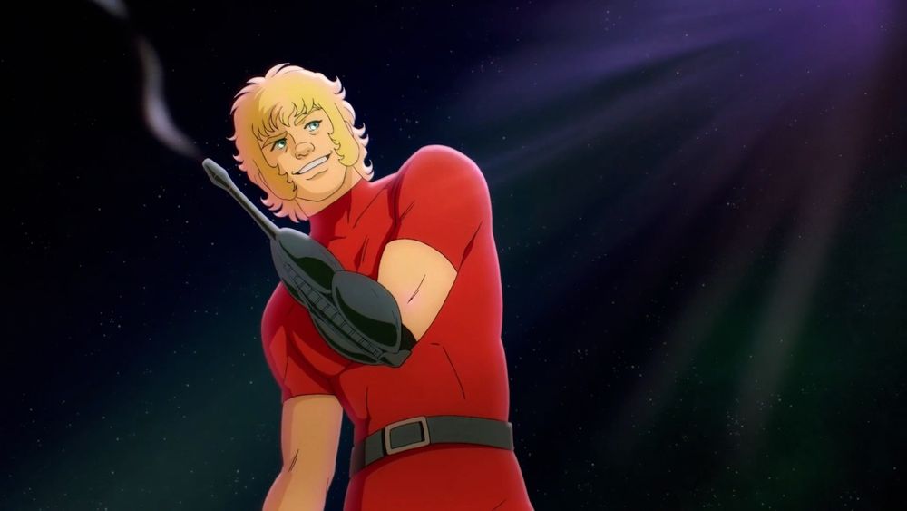 Screenshot from the game Space Adventure Cobra: The Awakening by Magic Pockets (Nintendo Switch version)