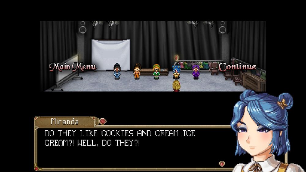 Screenshot from the game This Way Madness Lies by Zeboyd Games (Nintendo Switch version)