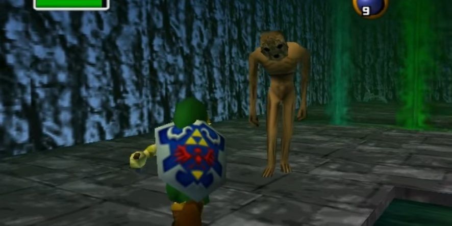 Screenshot from the game The Legend of Zelda: Ocarina of Time by Nintendo (Nintendo 64 version)