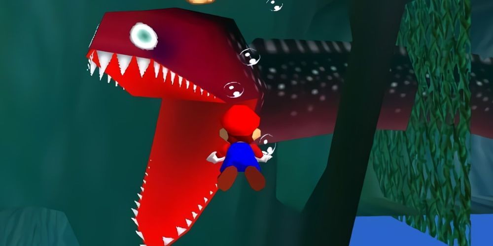 Screenshot from the game Super Mario 64 by Nintendo (Nintendo 64 version)