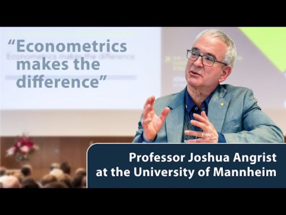 Nobel Laureate Joshua Angrist at the University of Mannheim