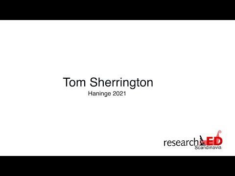 Tom Sherrington - ResearchED Scandinavia  2021