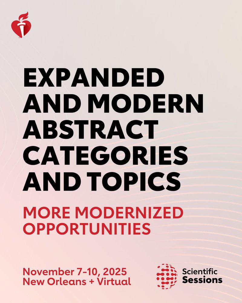 More Modernized AHA25 Abstract Opportunities