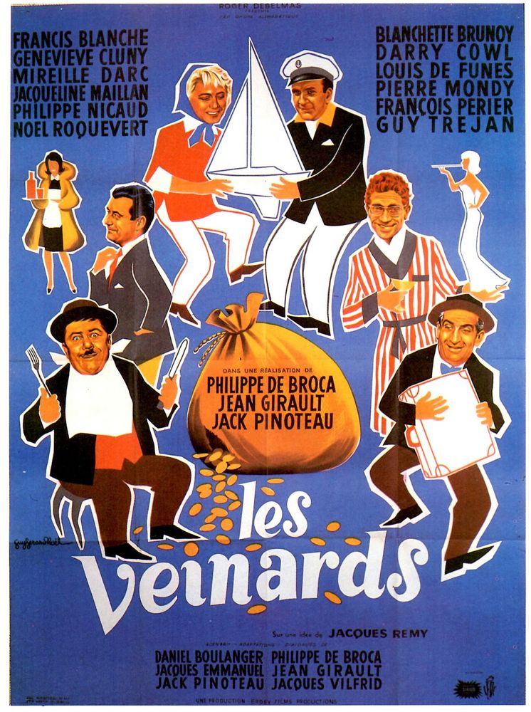 Affiche du film Les Veinards.