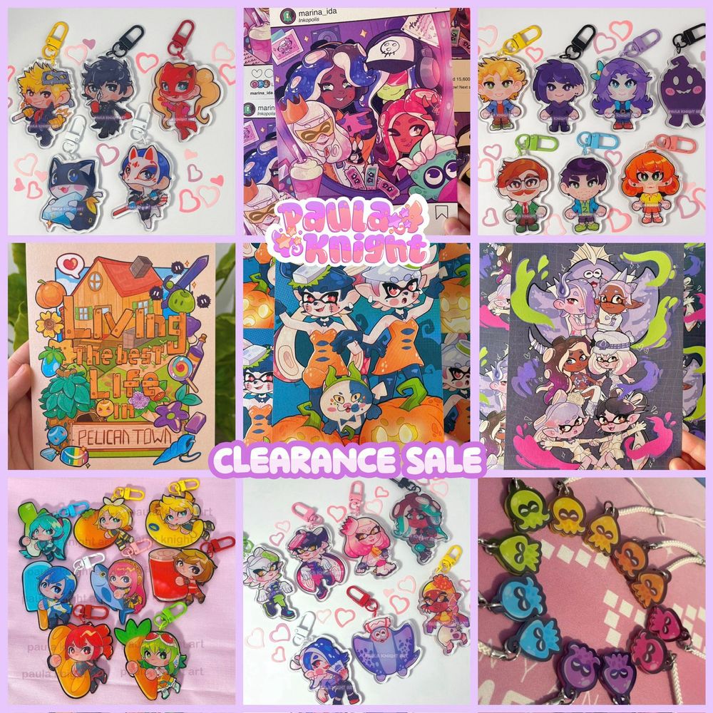 Clearance sale on my online store from monday 9th to Thursday 12th with lots of offers and discounts