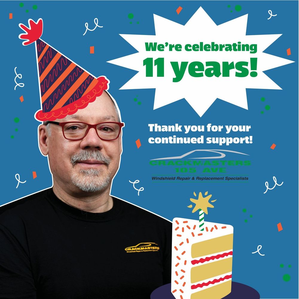 Today marks our eleventh anniversary. 
Thank you for your continued support of our small business!