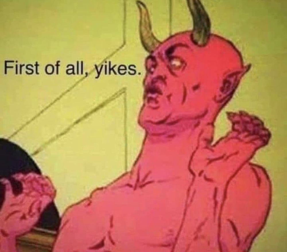 First of all, yikes - satan