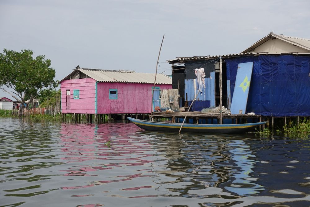 Maisons de pêcheurs sur pilotis