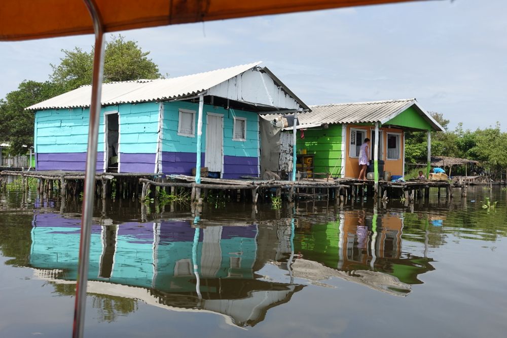 Maisons de pêcheurs sur pilotis