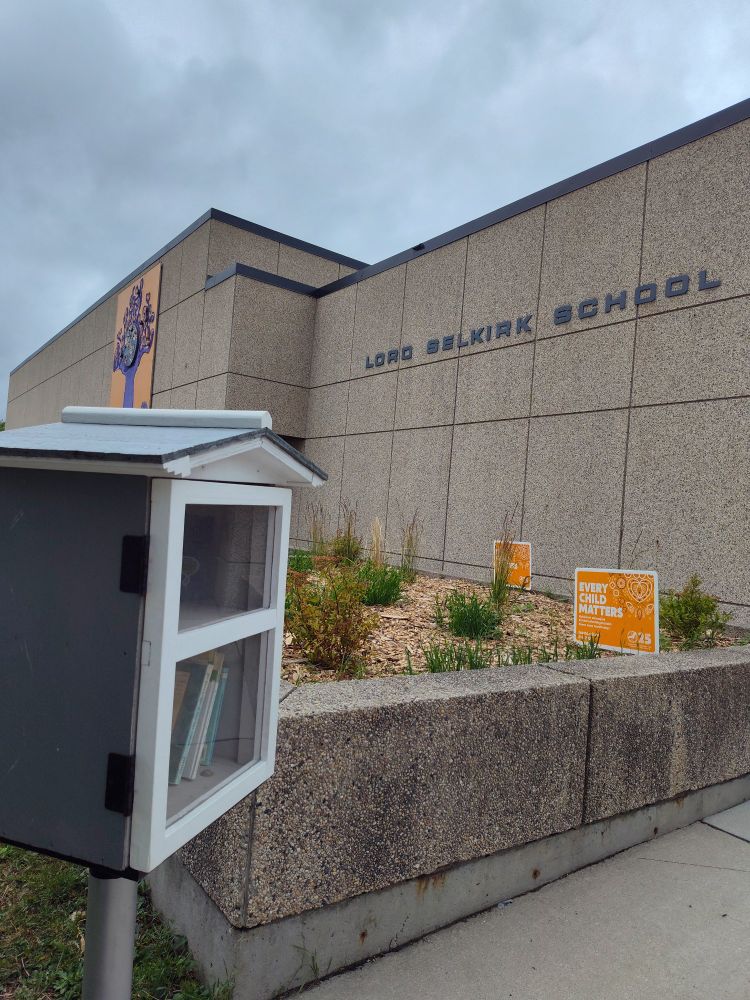 Little Free Library at Lord Selkirk School 