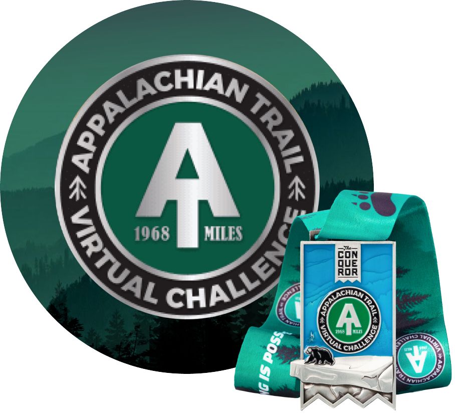 Appalachian Virtual Challenge | Entry + Medal | The Conqueror Virtual Challenges