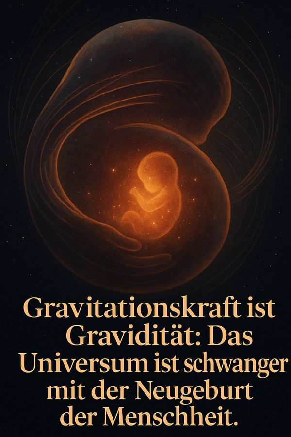 Zitat:
„Gravitationskraft ist Gravidität: Das Universum ist schwanger mit der Neugeburt der Menschheit.“


