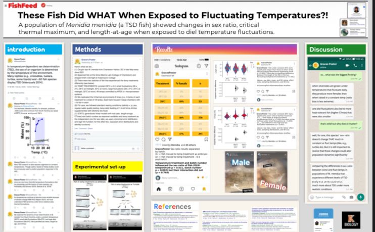 Social media scientific poster