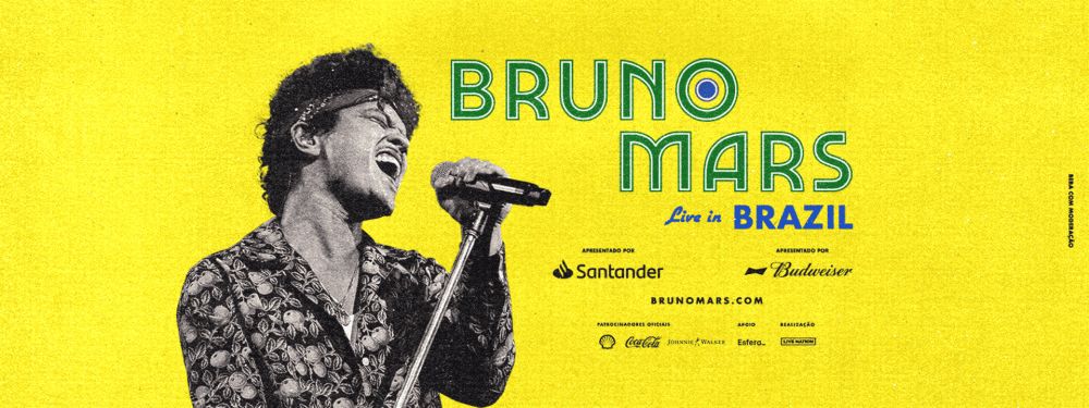 Bruno Mars - São Paulo - 13/10