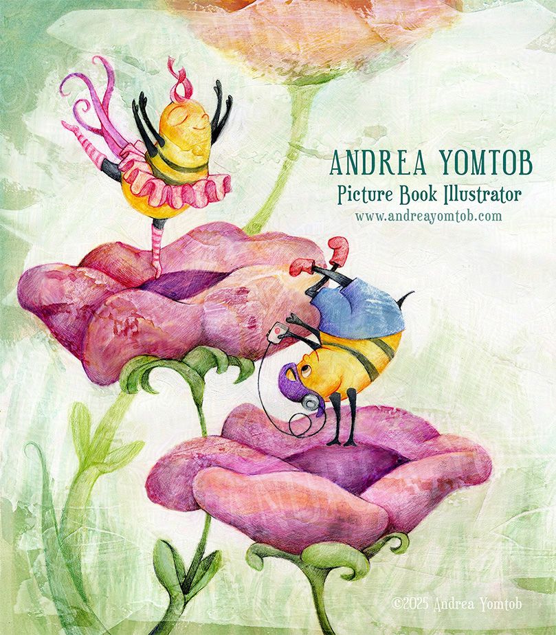 bees dancing on flowers, ballerina bee, hip hop bee