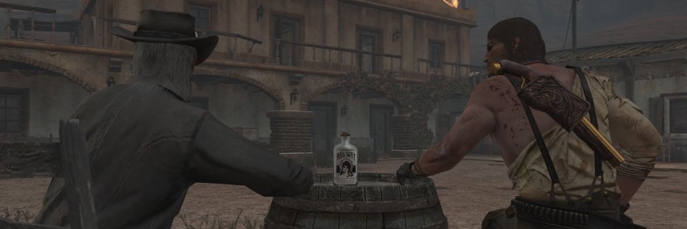 Landon and John chilling 