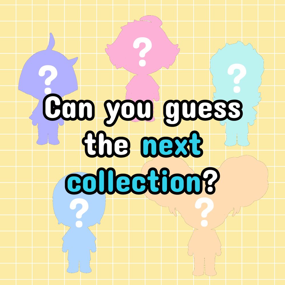 teaser for new collection with anime character silhouettes