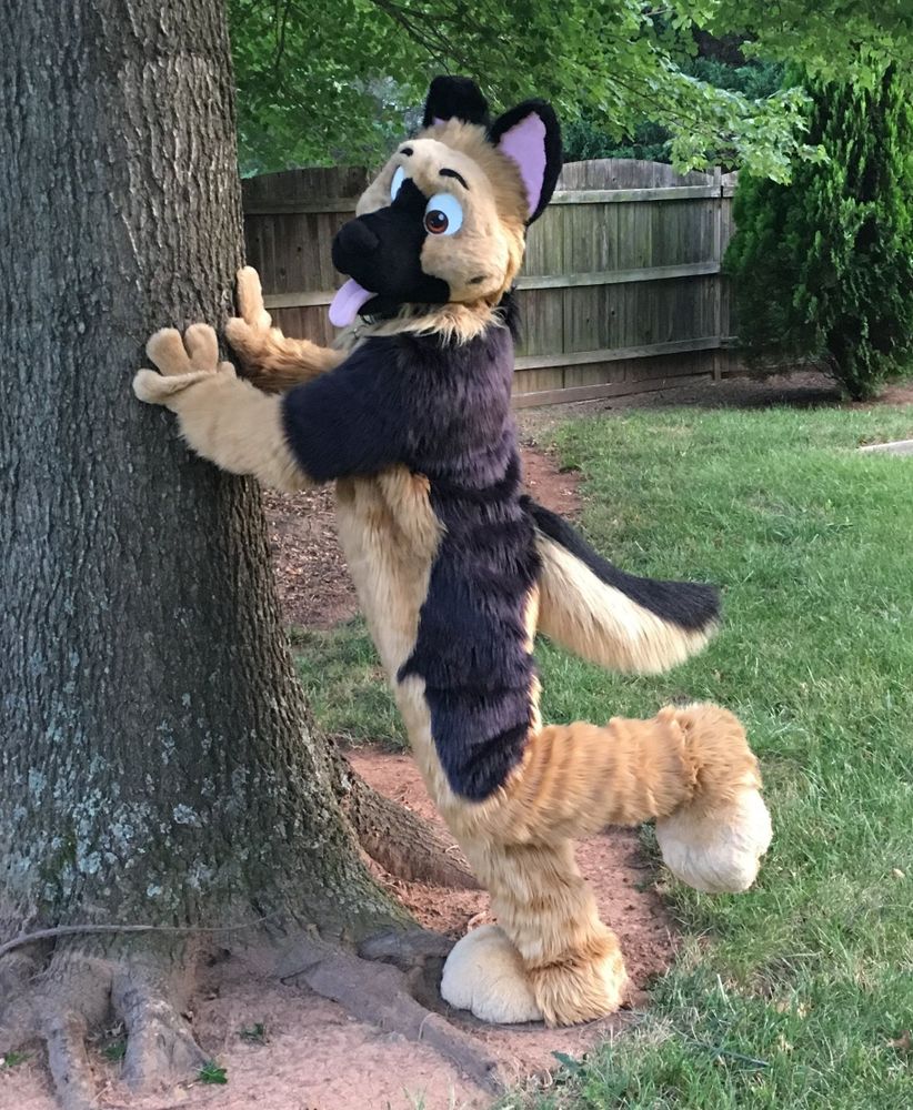 German shepherd fursuit