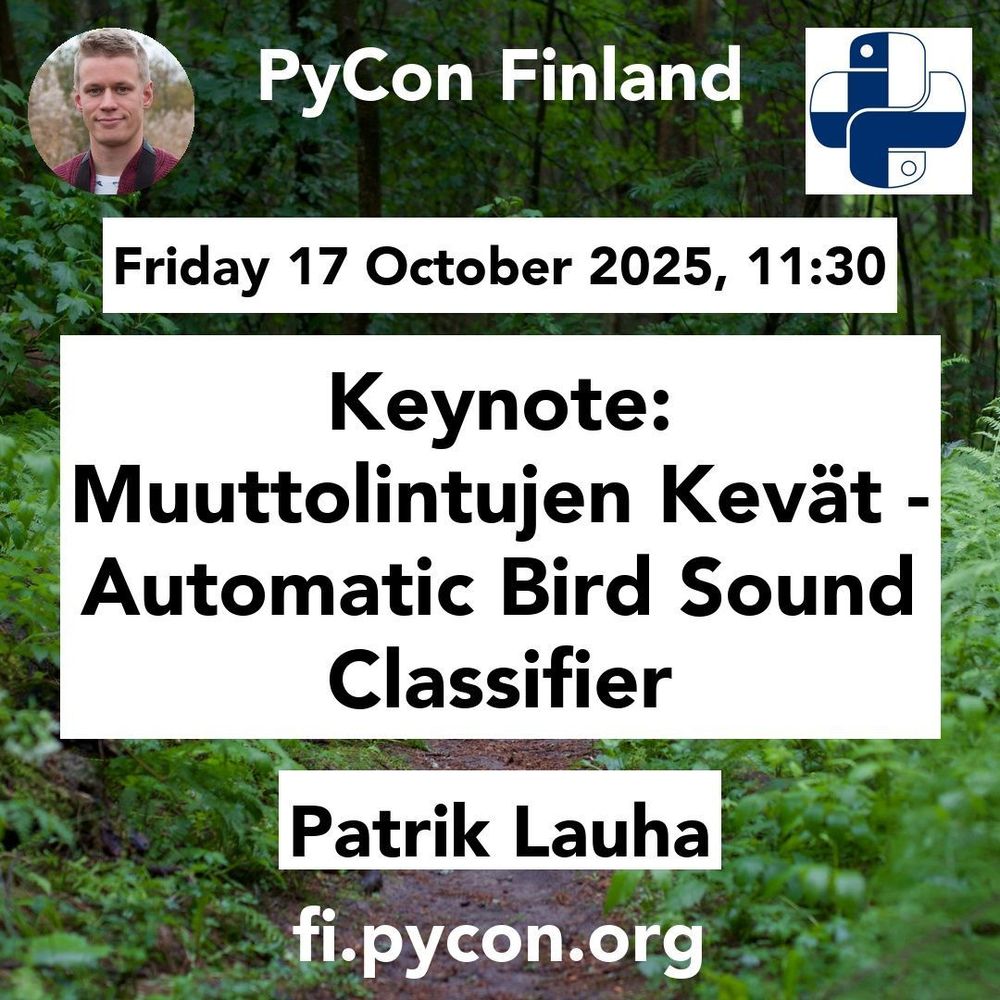 Keynote: Muuttolintujen Kevät - Automatic Bird Sound Classifier by Patrik Lauha