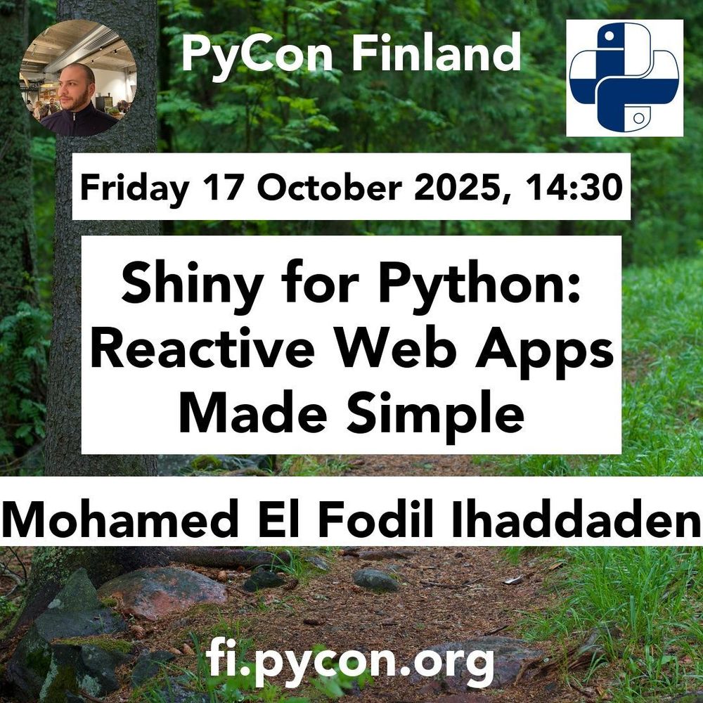 Shiny for Python: Reactive Web Apps Made Simple by Mohamed El Fodil Ihaddaden