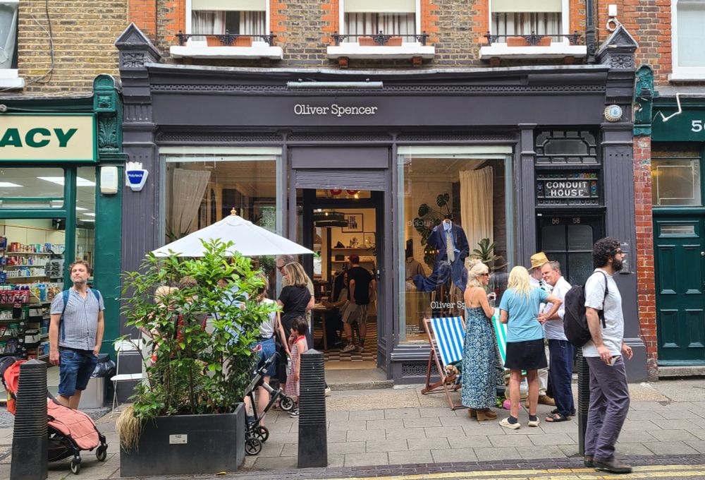 Oliver Spencer at Lamb's Conduit, purveyors of lovely clothes.
