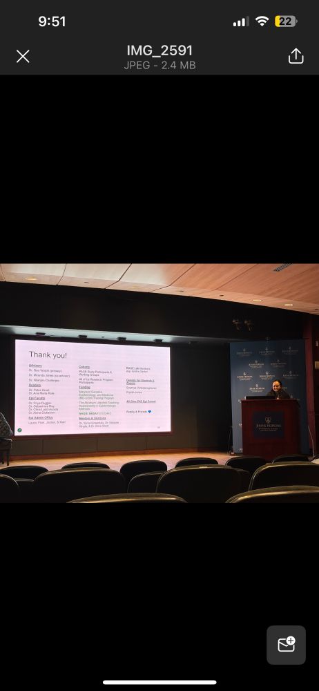 Jayati on stage during PhD defense seminar