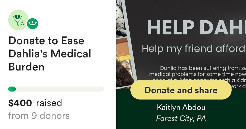 Donate to Donate to Ease Dahlia's Medical Burden, organized by Kaitlyn Abdou