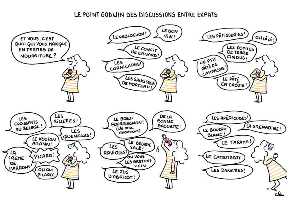 Le point Godwin des discussions entre expats