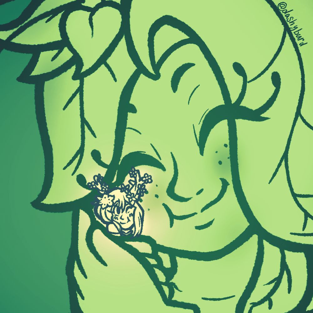 Closeup of the previous pic. Now you can see the little flowers on the boi! :D