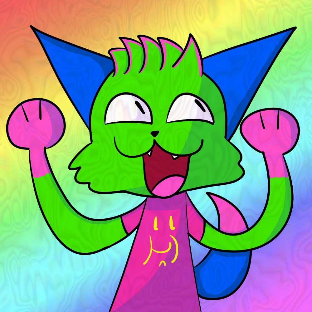 fanart of kevin on rainbow bg