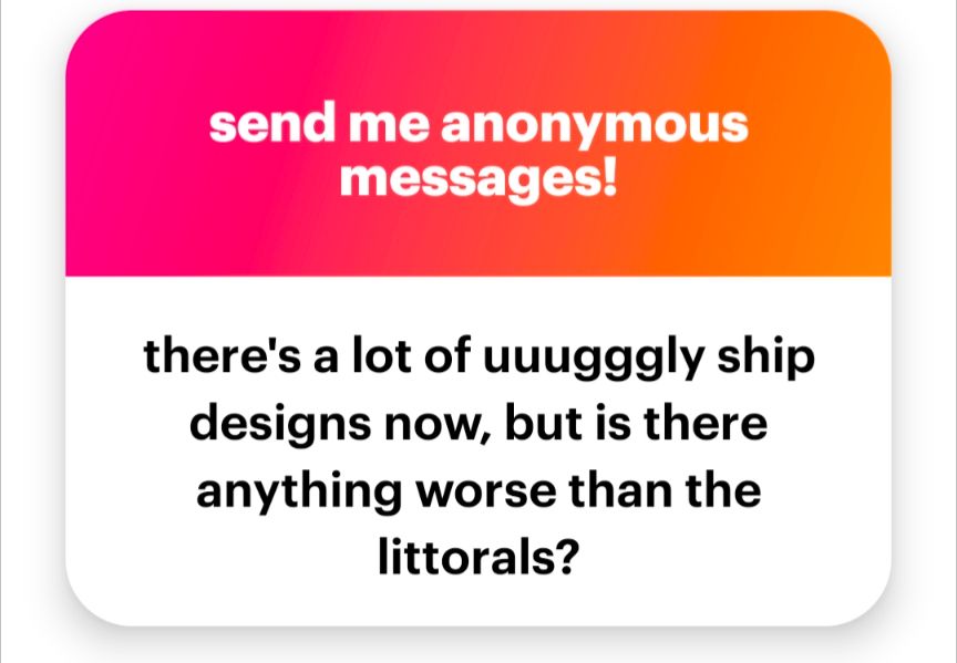 There's a lot of ugly ship designs now, bit is there anything worse than the littorals?