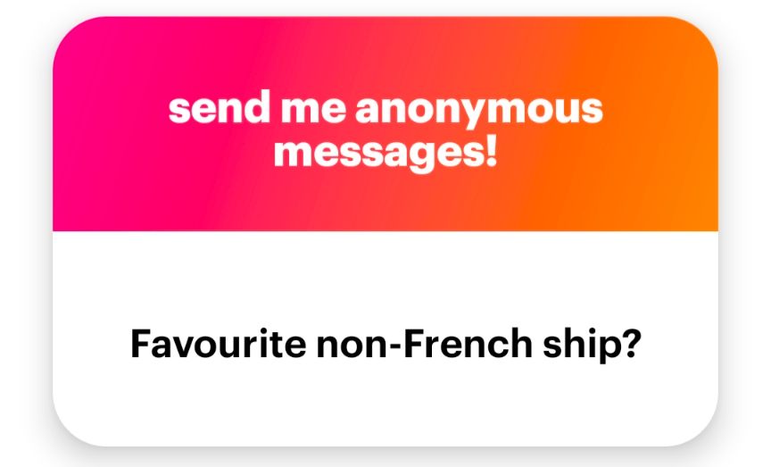 Favourite non-French ship?