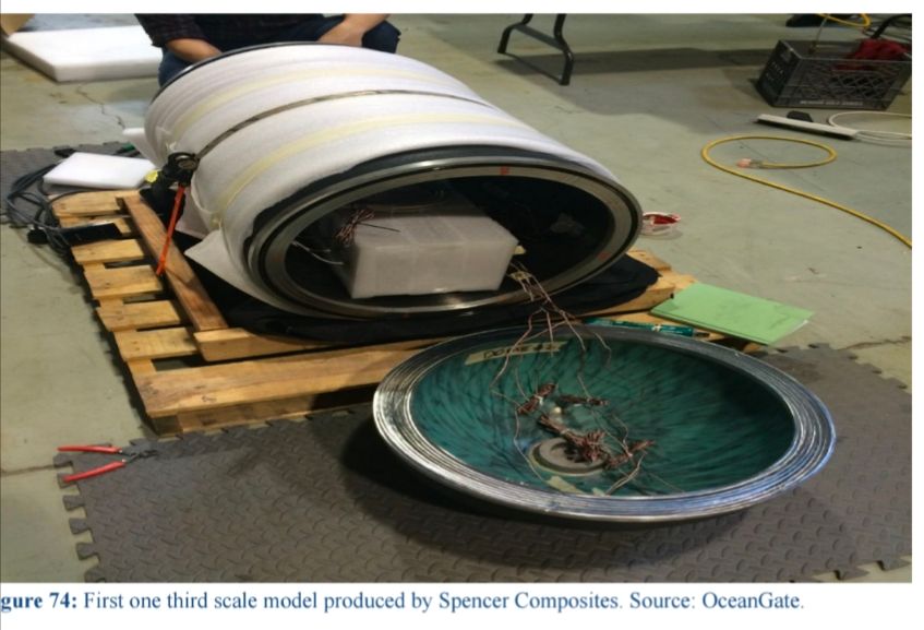 Figure 74 - a distorted view of the craft that makes it look like it has an oval structure and the lid didn't fit properly. I mean, fair enough, both were probably true. But not like this!