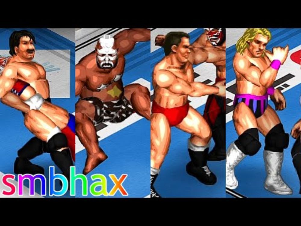 Fire Pro Wrestling World (Steam) Blackjack Mulligan! Kamala! Carlos Rocha! Johnny Ace! (DJKM77 eds)