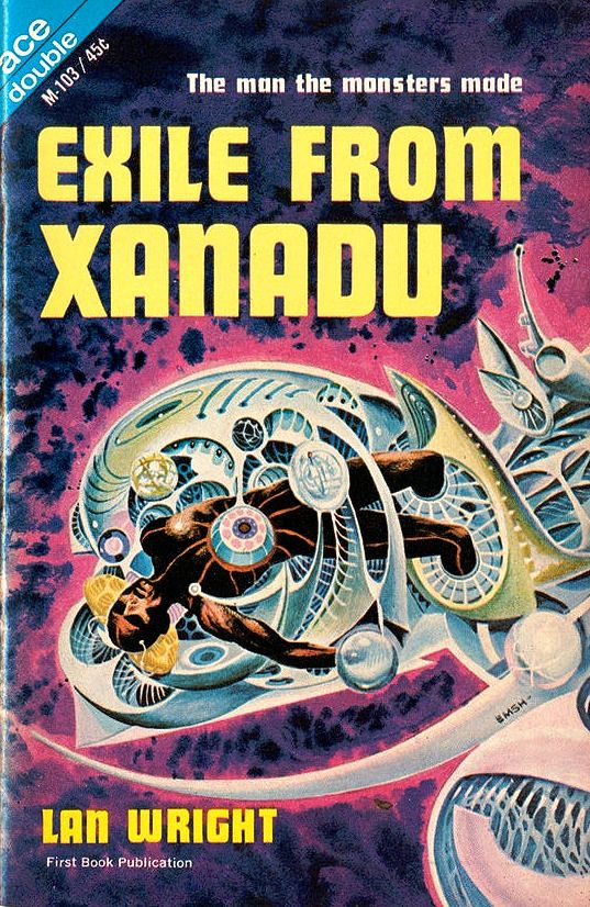 Jack Gaughan cover illustration (Exile from Xanadu)