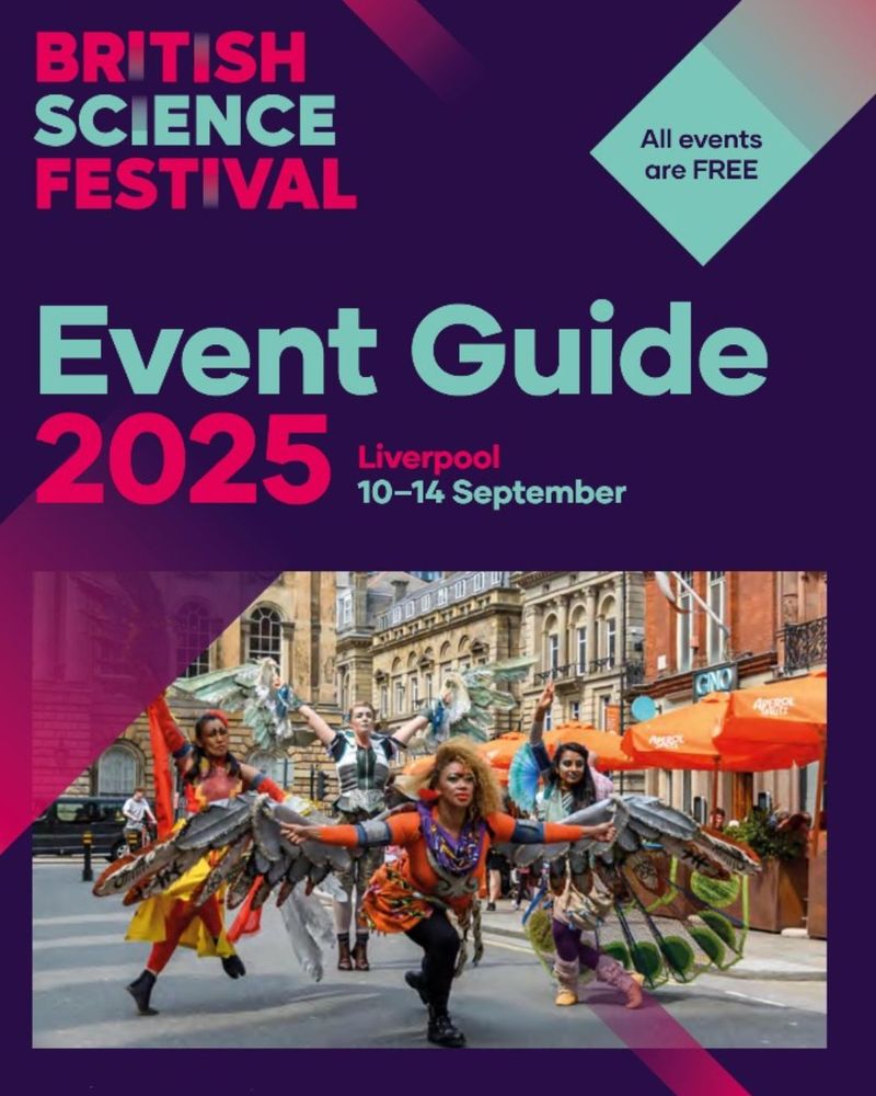 An image of the front cover of an event guide. 