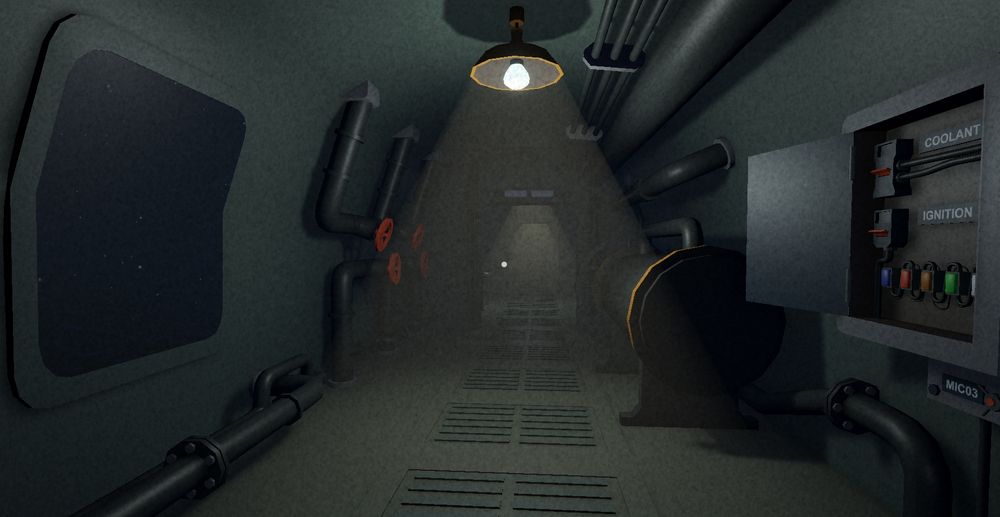 lighting effects in a submarine