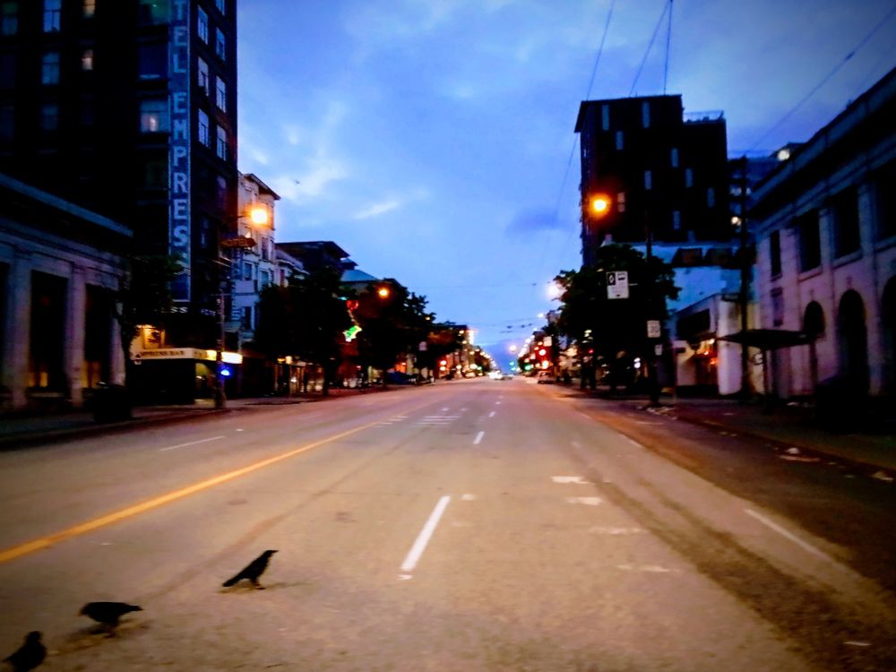 Hastings at Main, looking east.