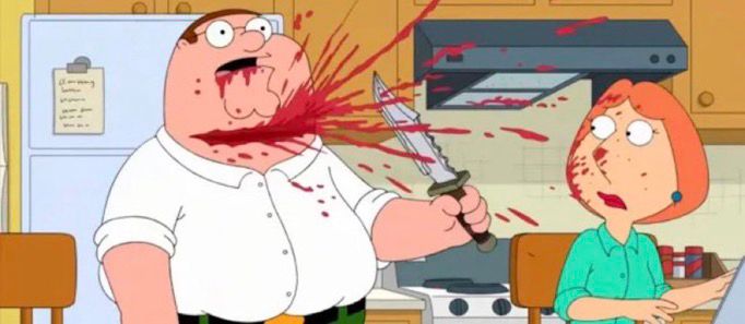peter griffin ending it in front of lois