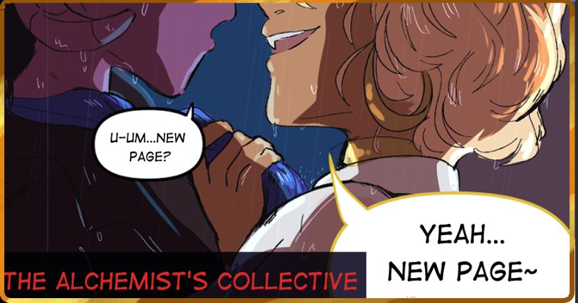 New page. damakos and cashile close to smoochin