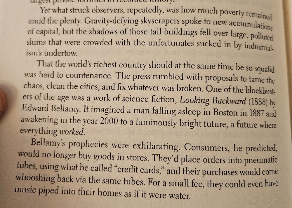 Bellamy prophecies were exhilarating.