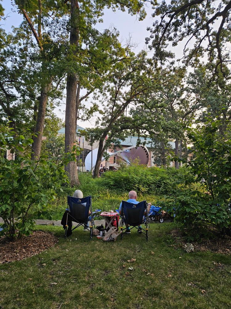 Cantigny music in front of 1st Division Museum 