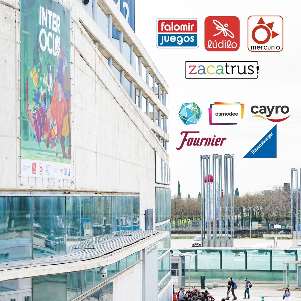 Una imagen del cartel a la entrada de InterOcio 2024 en el pabellón 12 de IFEMA, Madrid, con los logotipos de los patrocinadores de este año.
