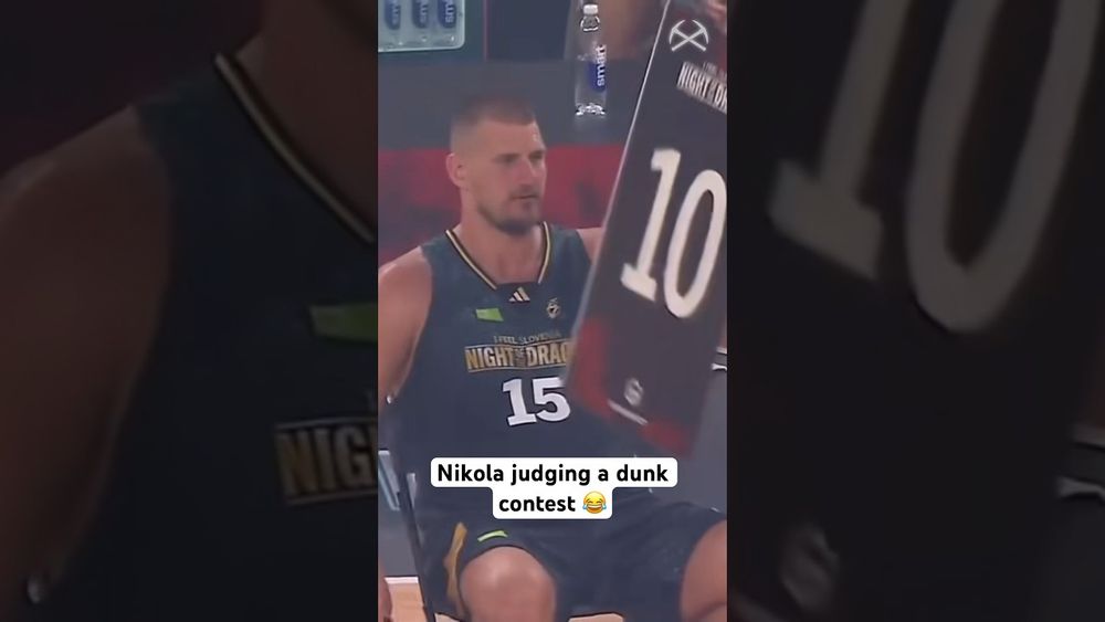 Who gave this guy a score score #nba #basketball #denvernuggets #nuggets #nikolajokic #shorts