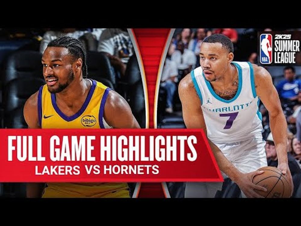 Los Angeles Lakers vs Charlotte Hornets Full Game Highlights |Jul 18,2024 NBA Summer League